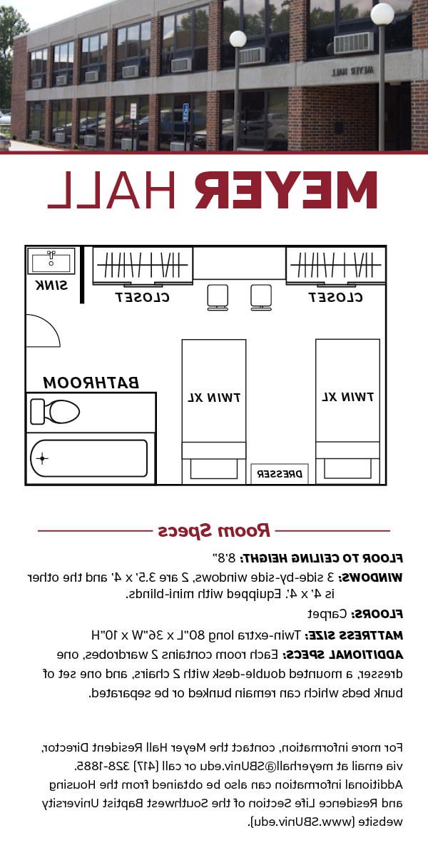 迈耶大厅平面图